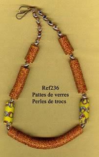 Pattes de Verre, Perles de trocs, Réf236